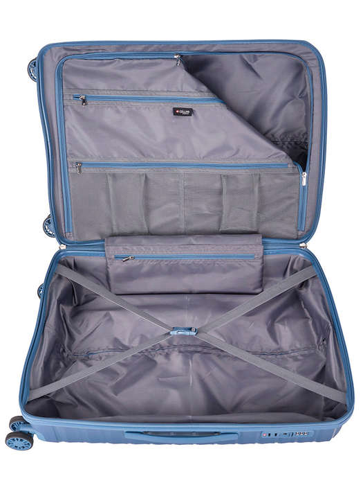 Cellini Aerotech Medium 4 Wheel Trolley Case Pink