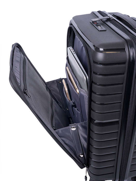 Cellini Biz Soft Front Trolley Carry-On Business Case Black