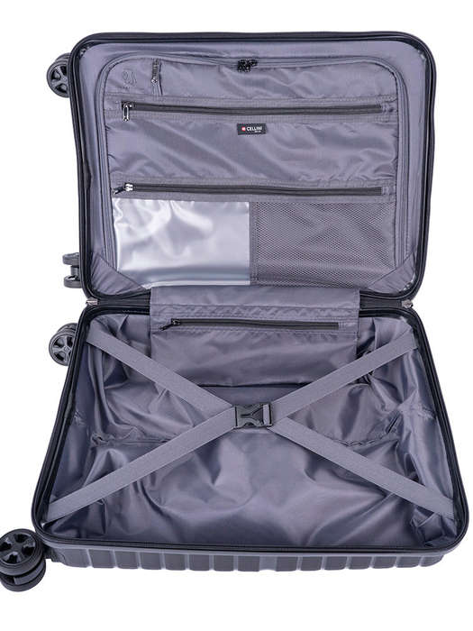 Cellini Biz Soft Front Trolley Carry-On Business Case Black