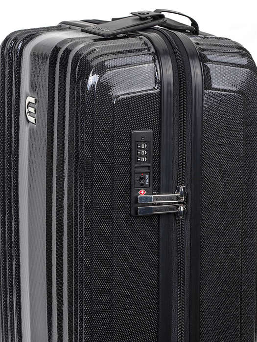 Cellini Compolite 4 Wheel Carry On Trolley Black