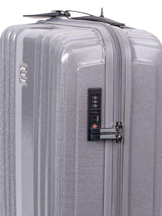 Cellini Compolite 4 Wheel Carry On Trolley Silver