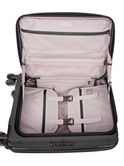 Cellini Ipak 4 Wheel Carry On Trolley Case Black