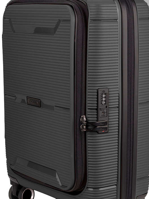 Cellini Ipak 4 Wheel Carry On Trolley Case Black