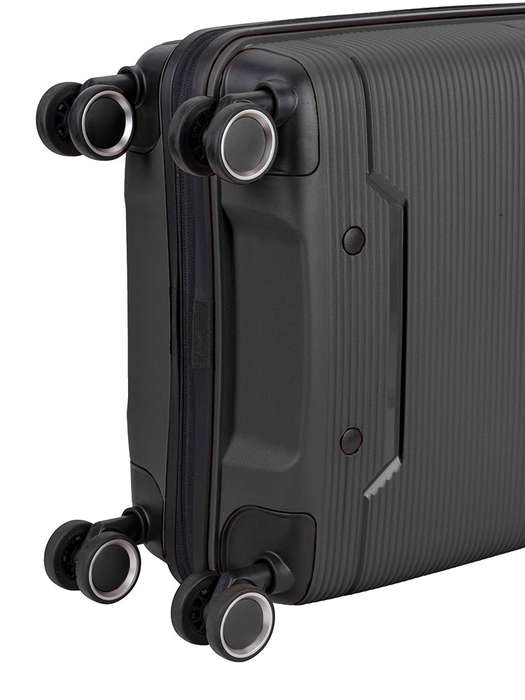 Cellini Ipak 4 Wheel Carry On Trolley Case Black