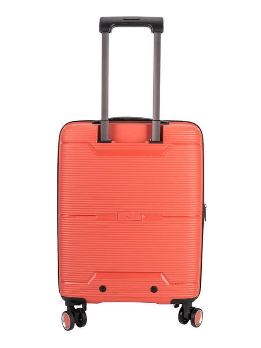 Cellini Ipak 4 Wheel Carry On Trolley Case Coral