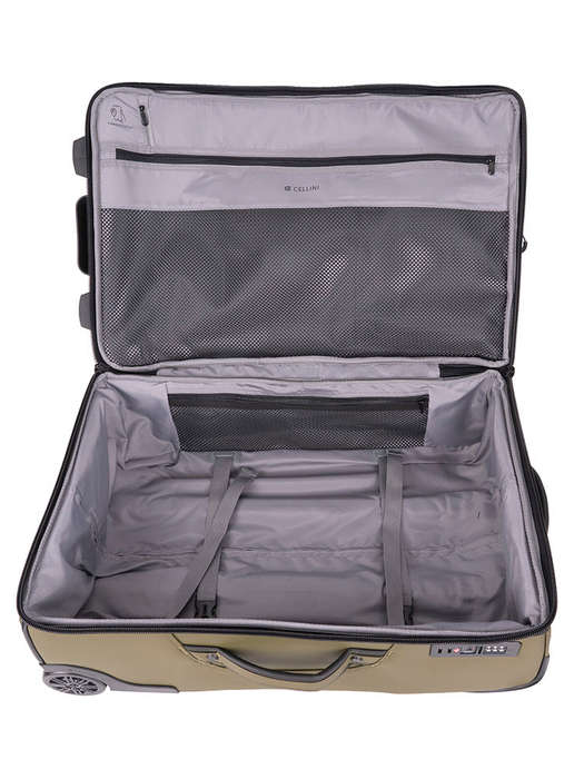 Cellini Nomad Medium Trolley Pullman with Oversized All Terrain Wheels Green