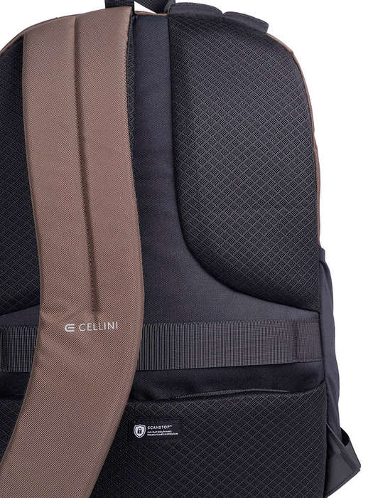Cellini Sidekick Venture Multi-Pocket Backpack Brown