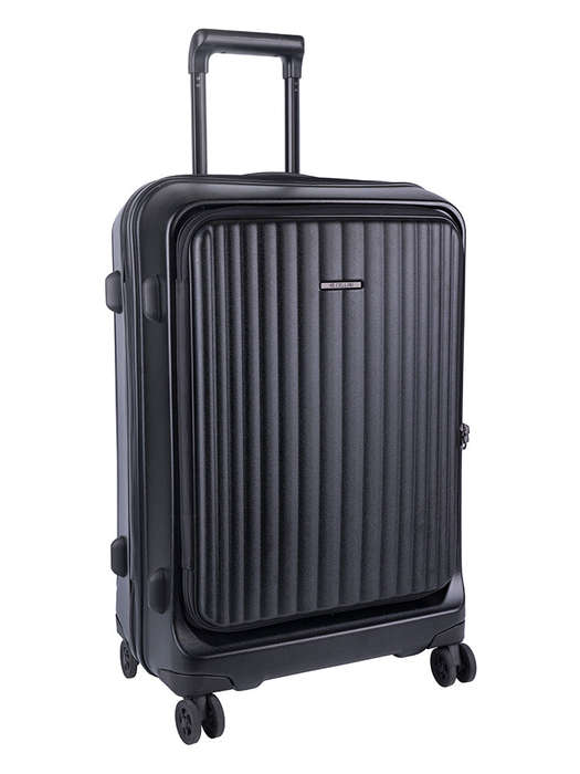 Cellini Tri Pak Medium 4 Wheel Trolley Case Black