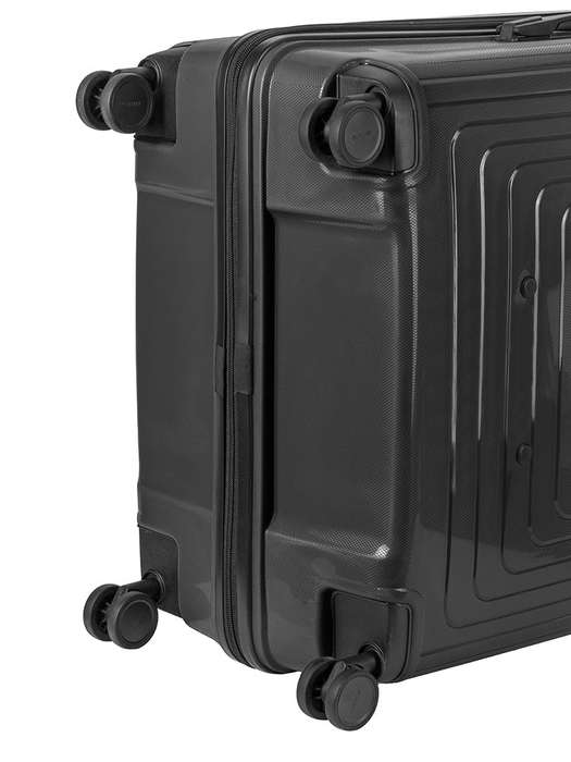 Cellini Flexilite Large 4 Wheel Trolley Case Black