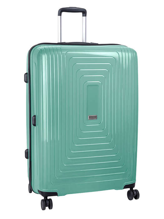 Cellini Flexilite Medium 4 Wheel Trolley Case Green