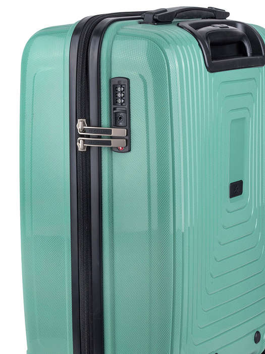 Cellini Flexilite 4 Wheel Trolley Carry On Green