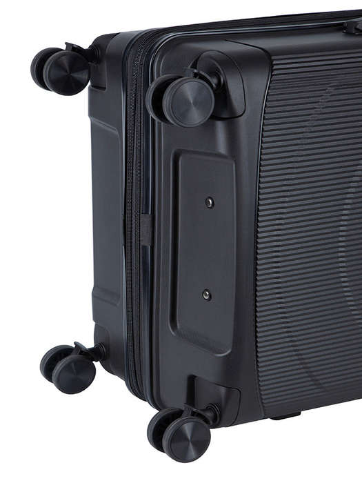 Voyager Aeon Large 4 Wheel Trolley Case Black
