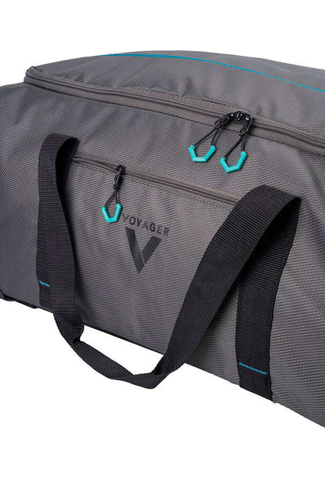Voyager Trek Medium 2-Wheel Trolley Duffel Granite
