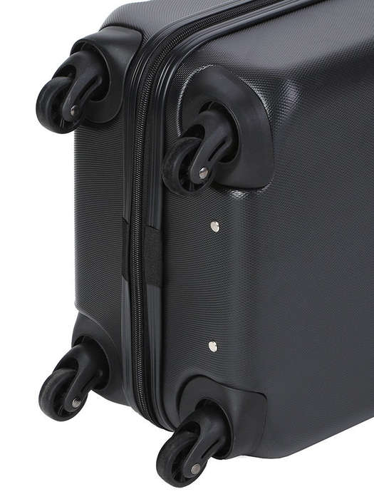 Voyager Hardshell 75cm Trolley Case Black