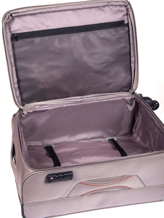 Cellini Monte Carlo 3 Piece Luggage Set Mink  + FREE Large & medium Plastic luggage protector cover