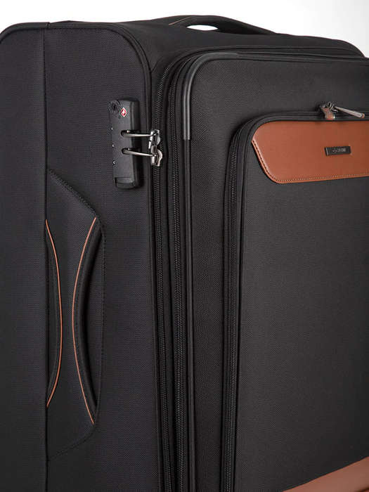 Cellini Monte Carlo 650mm 4 Wheel Trolley Case Black