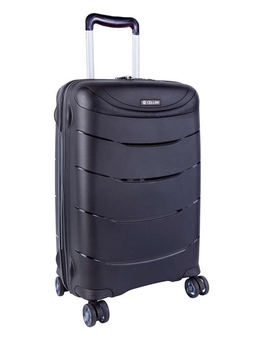 Cellini Nova 4 Wheel Trolley Carry On 55cm Black