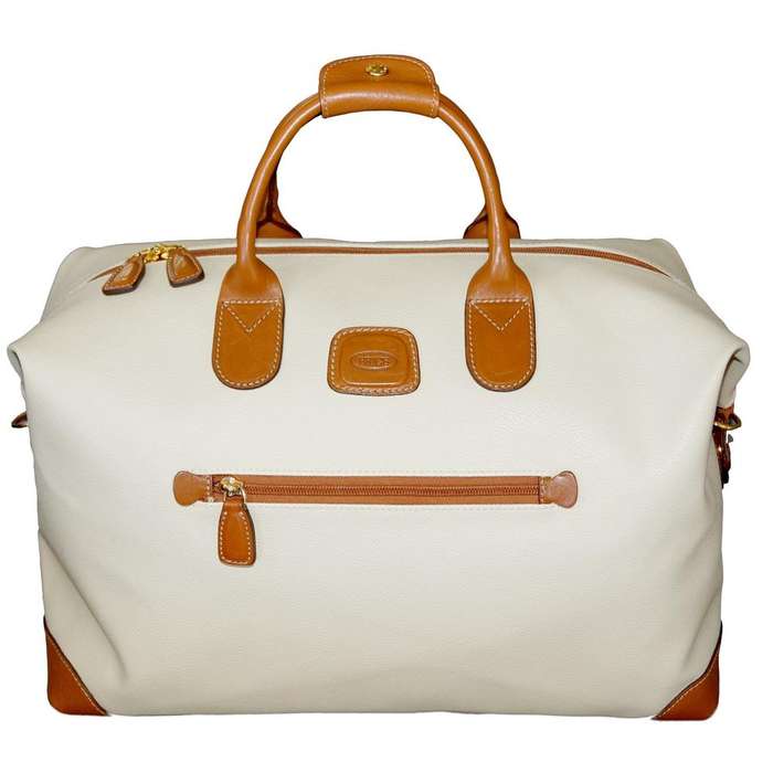 Bric's Bojola 43cm Cabin Carry-On Duffel Bag Cream