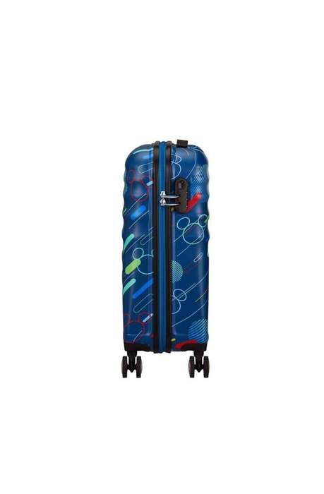 American Tourister Trolley Wavebreaker Disney Mickey Fpop 77cm Blue