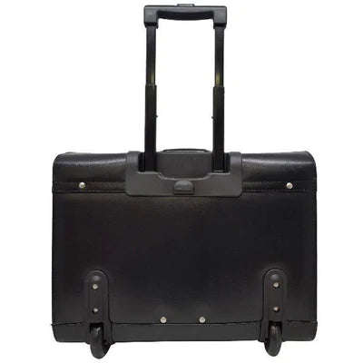 Tosca Leather Laptop Pilot Case With Wheels 622-75