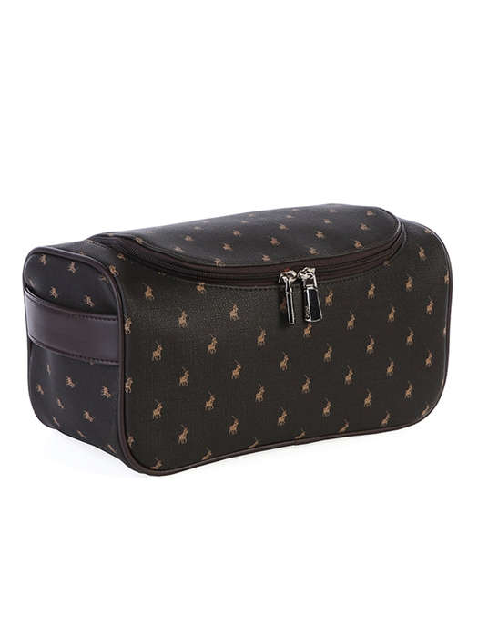 Polo Iconic Accessories Toiletry Case Brown