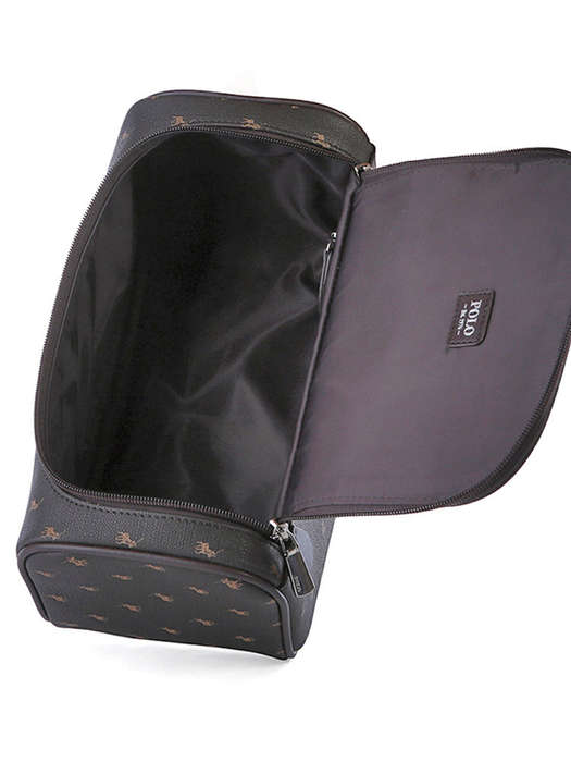 Polo Iconic Accessories Toiletry Case Brown