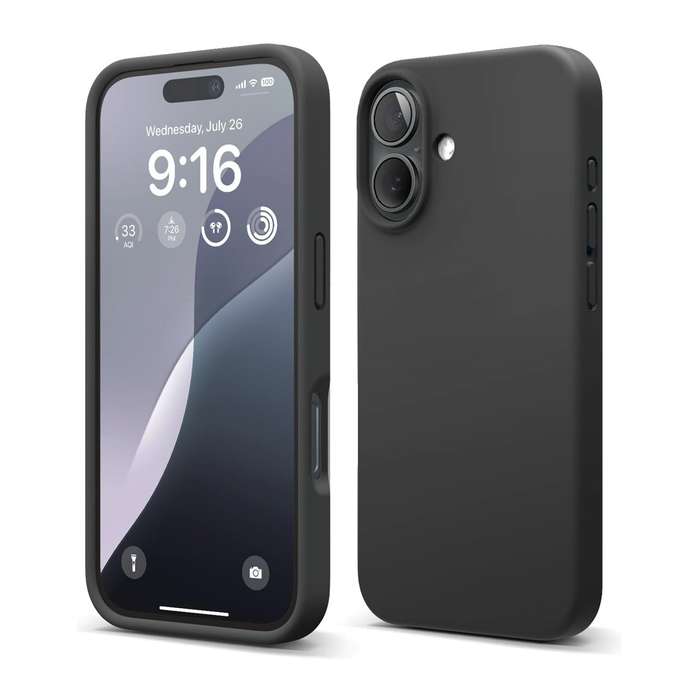 SWEG Gadgets Silicone Case for Apple iPhone 16  Slim Shockproof Protective Cover