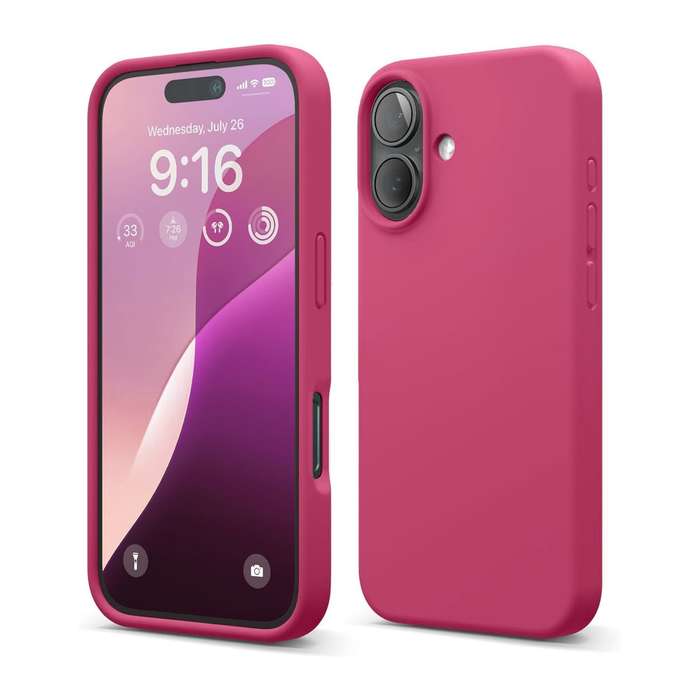 SWEG Gadgets Silicone Case for Apple iPhone 16  Slim Shockproof Protective Cover