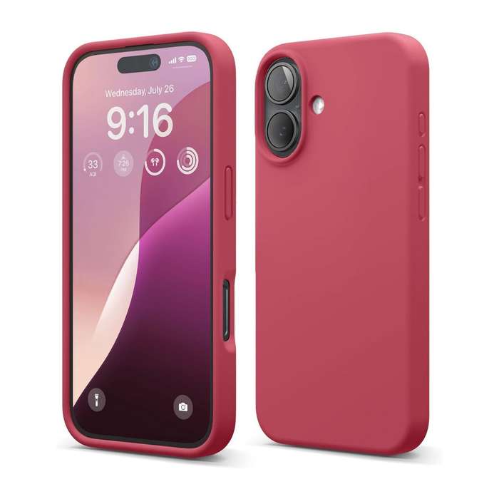 SWEG Gadgets Silicone Case for Apple iPhone 16  Slim Shockproof Protective Cover