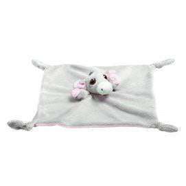 Suki Li'l Peepers Luna Pink Donkey Baby Comforter Blankie & Finger Puppet