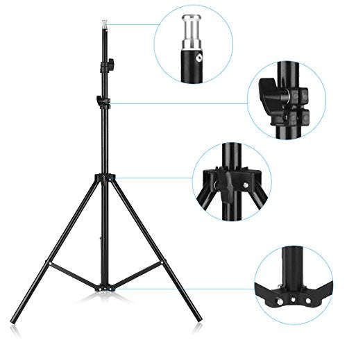 CRAPHY 440W Professional Studio Flash Photography Kit, Strobe Flash and Softbox Lighting Kit with...