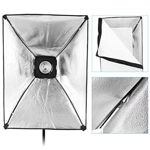 CRAPHY 440W Professional Studio Flash Photography Kit, Strobe Flash and Softbox Lighting Kit with...