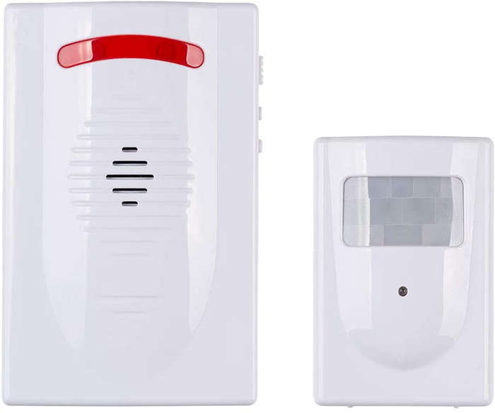 Driveway Alarm  Wireless Motion Detector Sensor System with Driveway Alert, Weatherproof for Outdoo