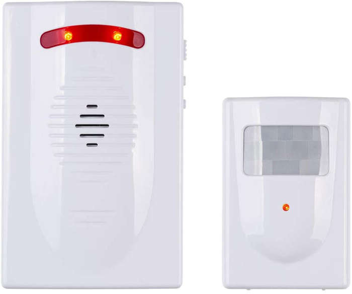 Driveway Alarm  Wireless Motion Detector Sensor System with Driveway Alert, Weatherproof for Outdoo
