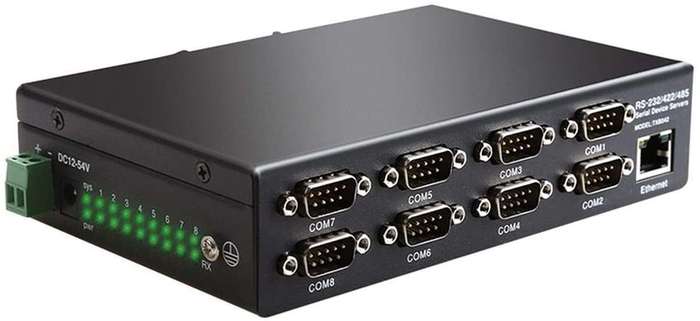 8 Ports RS232 RS485 RS422 to Ethernet TCP/IP Converter Multiple Serial Device Server Switch M