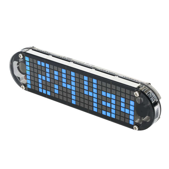 DS3231 High Accuracy DIY Digital Dot Matrix LED Alarm Clock Kit with Transparent Case Tempera
