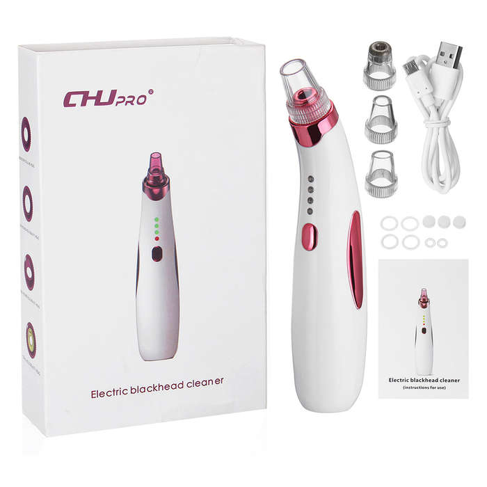 LuckyFine Electric Facial Skin Care Pore Blackhead Acne Remover Cleaner Vacuum Acne Cleanser