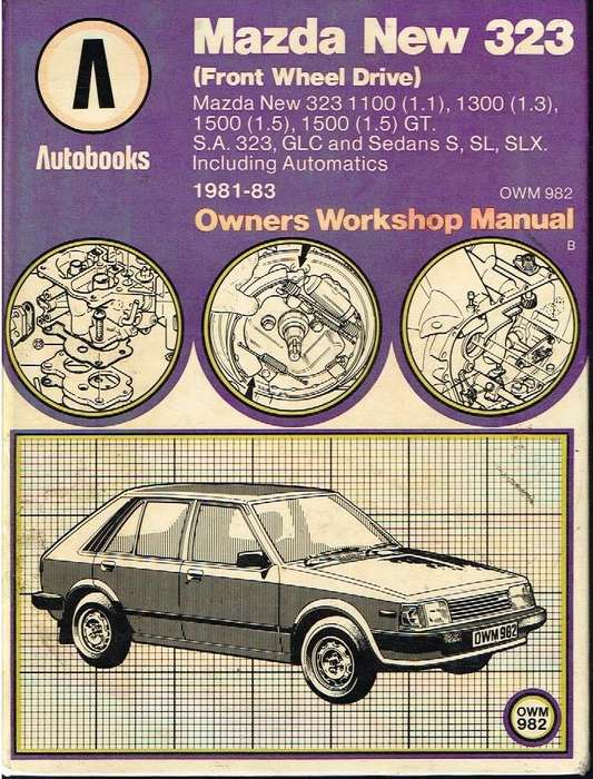 Autobooks Workshop Manual Mazda new 323