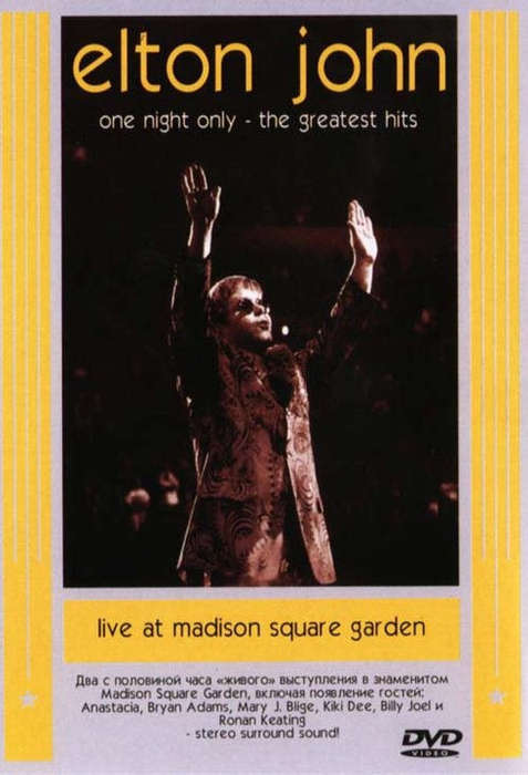 Elton John - One Night Only: The Greatest Hits Live At Madison Square Garden (DVD)