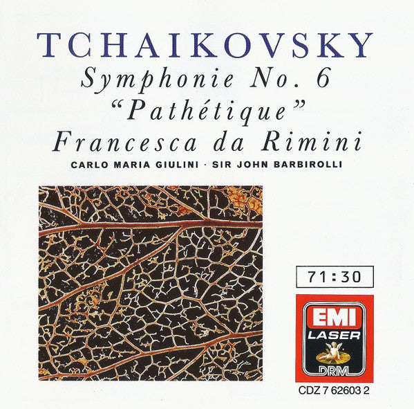 Tchaikovsky, Carlo Maria Giulini, Sir John Barbirolli - Symphonie No. 6 "Pathetique", Francesca D...