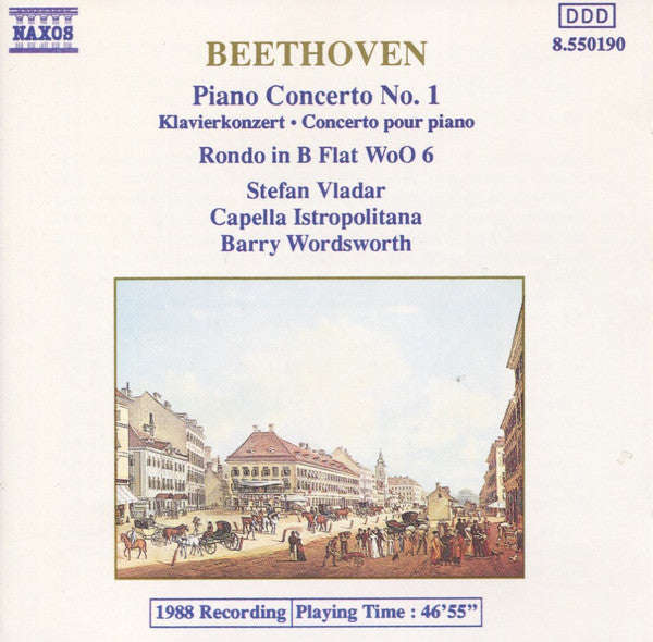 Beethoven, Stefan Vladar, Capella Istropolitana, Barry Wordsworth - Piano Concerto No. 1 / Rondo ...