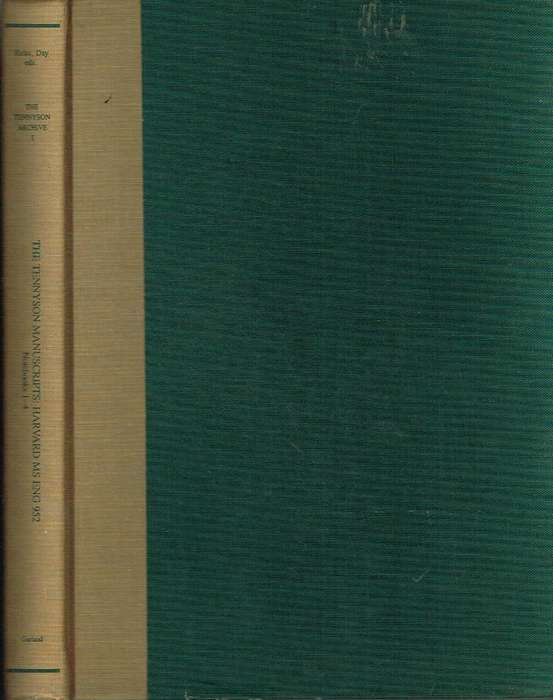 Harvard Tennyson Manuscripts  Notebook 1 to 4