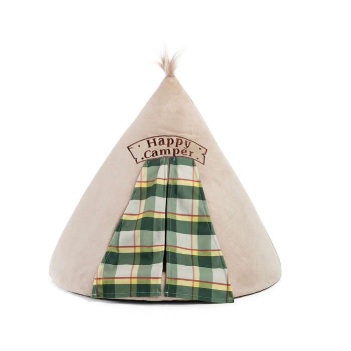 Best Friends by Sheri Wheat Meow Hut Happy Camper Cat Bed