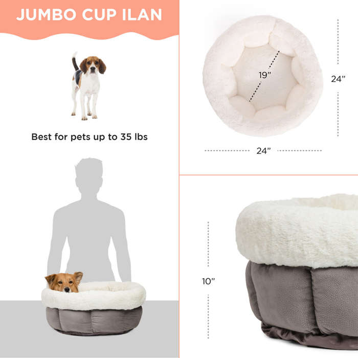 Best Friends by Sheri Cuddle Cup Ilan Dog & Cat Bed