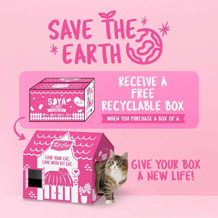 Kit Cat Soya Clump Cat Litter Bulk Deal (7L x 6)