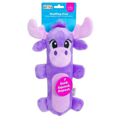 Outward Hound Stuffing-Free Big Squeak Moose