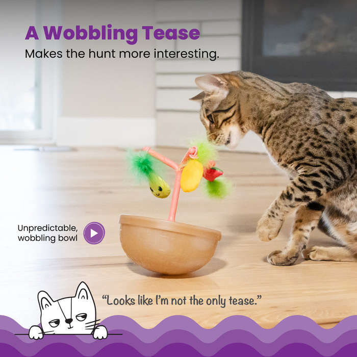 Catstages Hunt N' Wobble Fruit Bowl