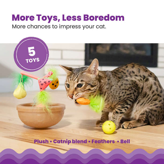 Catstages Hunt N' Wobble Fruit Bowl