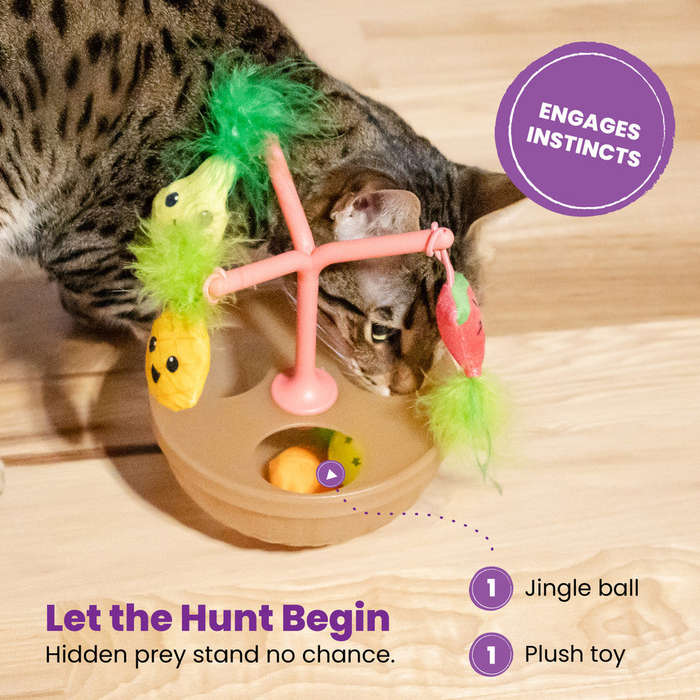 Catstages Hunt N' Wobble Fruit Bowl