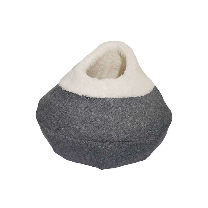 Rosewood Round Cosy Plush Cat Cave (40cm x 40cm)